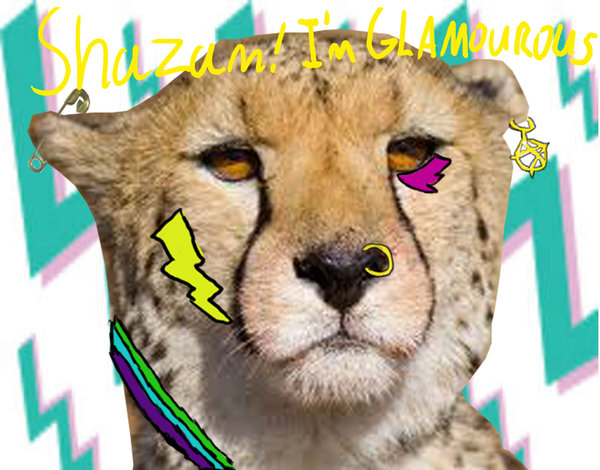 why yes cheetah, you are &quot;glamourous&quot;.